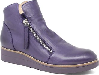 Django & Juliette Ohmy Double Zip Boot in Aubergine/Aubergine Sole at Nordstrom, Size 41