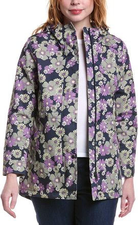 NVLT Nvlt Hooded Floral Rain Jacket