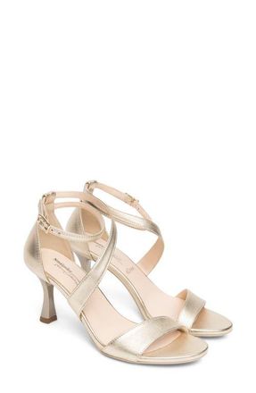 Nero Giardini Ankle Strap Sandal in Gold at Nordstrom, Size 10Us