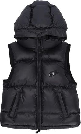 Nike Vests, male, Black, Size: XS Heavyweight Synthetic Fill Hoodie Vest