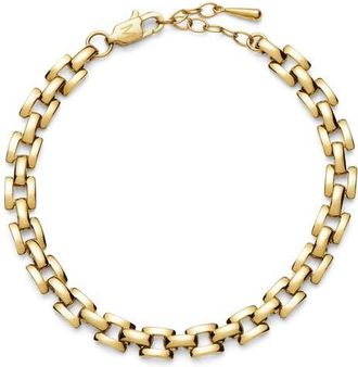 Missoma Timepiece Link Chain Bracelet in Gold at Nordstrom, Size Medium