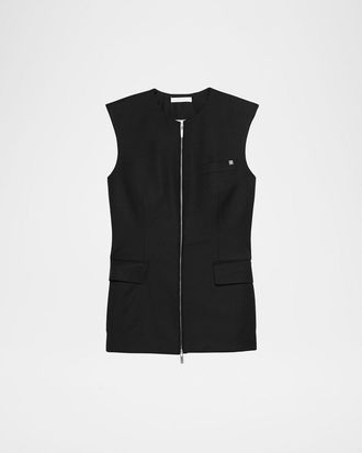 Helmut Lang Zip Blazer Vest