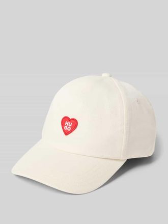 HUGO BOSS Basecap aus reiner Baumwolle Modell CARA-VALENTINE in Offwhite, Gr&ouml;&szlig;e 1