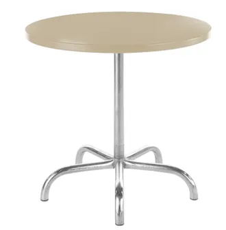 Schubiger M&ouml;bel Metalltisch S&auml;ntis Rund