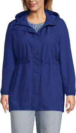 Lands End Squall Packable Waterproof Raincoat in Sapphire at Nordstrom, Size 3X