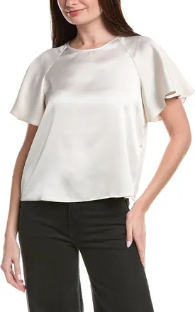 1.State 1.State Raglan Sleeve Satin Blouse