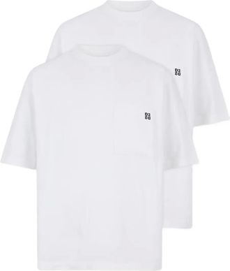 Dsquared2 Twee T-shirts met logo - Wit