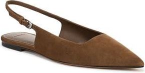 Vince Gracy Pointed Toe Slingback Flat in Elmwood at Nordstrom Rack, Size 7