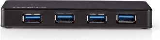 Nedis Concentrador Usb Usb A Hane 4x Usb A Hembra Puertos De 4 Puertos Usb 32 Generacion 1 Adaptador De Corrientealimentacion Usb 4xusb