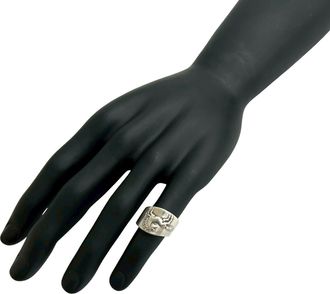 Herm&egrave;s Silver Silver 925 Band Ring (Pre-Owned)