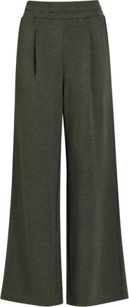 Varley Pantaloni a palazzo con pieghe - Verde