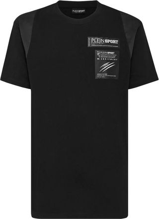 Plein Sport T-shirt Ronde Hals SS Global Express Edition - Heren - Sport - Zwart - Maat: M Katoen