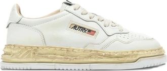 Autry Medalist Low Super Vintage - Dames - Sneakers - Wit - 36 EU - Katoen - Schoenen