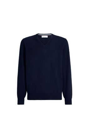 Brunello Cucinelli Cashmere sweater in Navy Blue at Nordstrom, Size 56 It