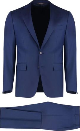 Canali Wollen pak - Blauw
