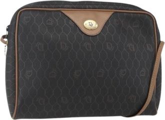 Dior Pre-owned Cross Body Bags, female, Black, Size: ONE SIZE Pre-owned Vintage Shoulder Bag