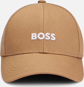 HUGO BOSS Mens Zed Embroidered Logo Cap - Cream - Size: ONE size