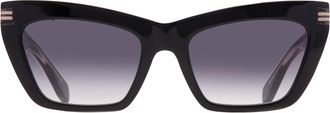 Marc Jacobs Grey Gradient Cat Eye Ladies Sunglasses MJ 1112/S 0807/9O 54