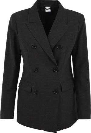 Aspesi Mod. 0922 Jas - Dames - Blazers - Grijs - S - Leer - Jassen
