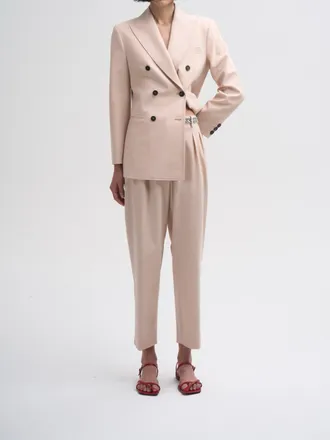 CO. GO Neutral Wool Cropped Pants