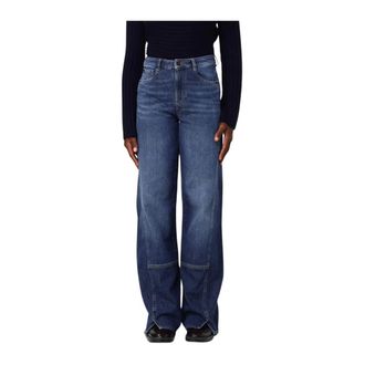 Emporio Armani 5-Pocket Jeans - Dames - Loose Fit Jeans - Blauw - W27 - Katoen - Jeans