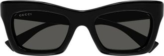 Gucci Grey Cat Eye Ladies Sunglasses GG1773SA 001 51