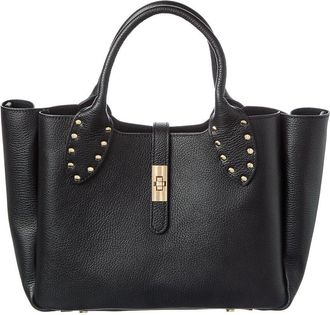 Persaman New York Naomi22 Studded Leather Handle Tote