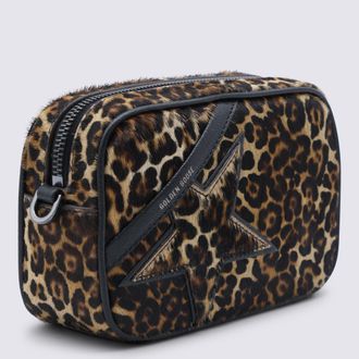 Golden Goose Womens Bags Beige Brown-Leo-Black _le Brown/leo/black
