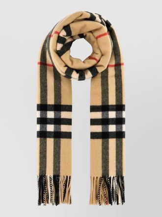 Burberry embroidered cashmere scarf