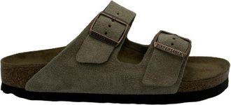 Birkenstock Arizona Suede Slide - Taupe