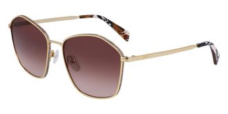 Liu Jo LJ157S 731 Womens Sunglasses Gold Size 59