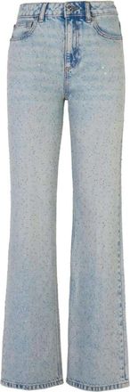 John Richmond Flared Jeans - Dames - Flared Jeans - Blauw - W26 - Katoen - Jeans