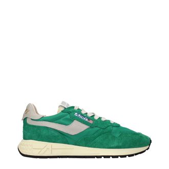 Autry Sneakers Reelwind Herrens Stoff Grün/Grau