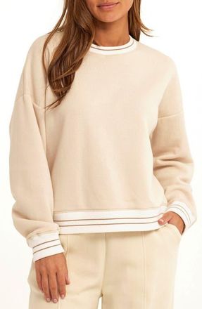 Threads 4 Thought Triblend Fleece Sweatshirt in Tapioca/Balsa at Nordstrom, Size X-Small