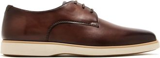 Magnanni Leren derby schoenen - Bruin