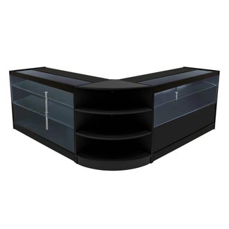 MonsterShop Calliope LED Shop Counter Set K1500, C1500 & LM60 - Black