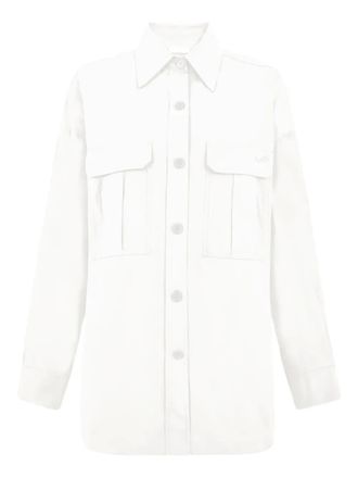 P.A.R.O.S.H. patch-pocket shirt - White