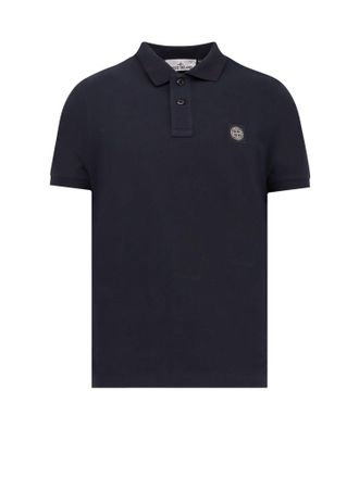 Stone Island Organic Cotton Polo Shirt-Uomo