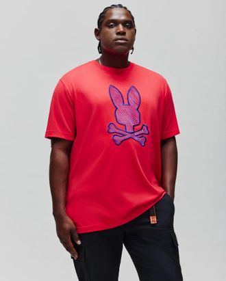 Psycho Bunny Big And Tall Kendrick Graphic Tee 610 BITTERSWEET / 1XLT