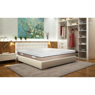 Talamo Italia Talamo Italia - Dmora - Colchones Individuales Dleiv, Colch&oacute;n Memory Foam, Colch&oacute;n Ergon&oacute;mico, Colch&oacute;n De Muelles Ensacados, 100% Made In Italy, 80x19