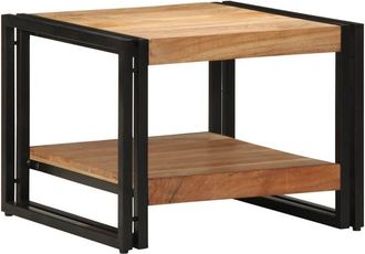 vidaXL Mesa De Centro Madera Maciza De Acacia 50x50x38 Cm Vidaxl