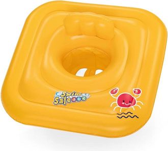 Trade Shop Trade Shop - Salvagente Gonfiabile A Mutandina Quadrato Swim Safe Abc Step A 76 X 76 Cm 32050
