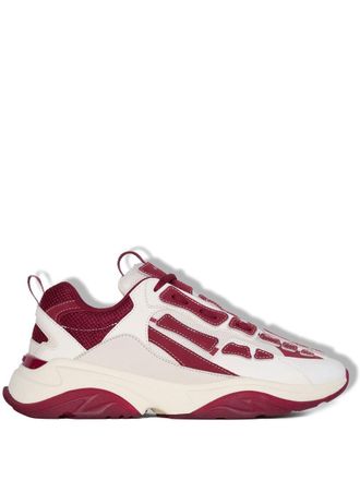 Amiri Bone Runner panelled sneakers - men - Nubuck Leather/Rubber/Fabric/Mesh - 41 - Green
