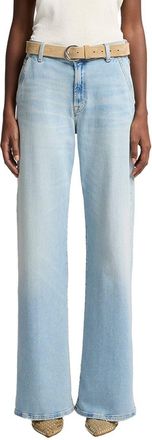 7 For All Mankind Lotta Sunset Beach Palazzo Leg Jean