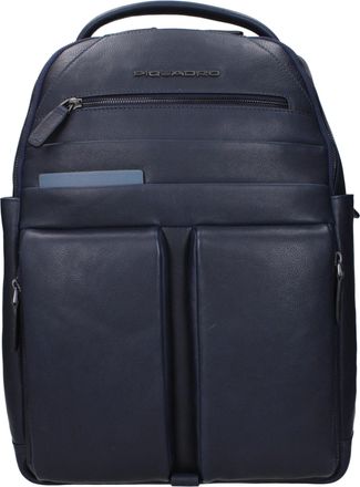 Piquadro Blauw Leren Rugzak