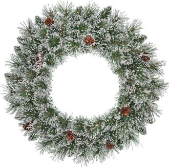 Black Box Trees Corona decorativa vandans verde h15xb60xl60cm