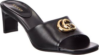 Gucci Double G Leather Sandal