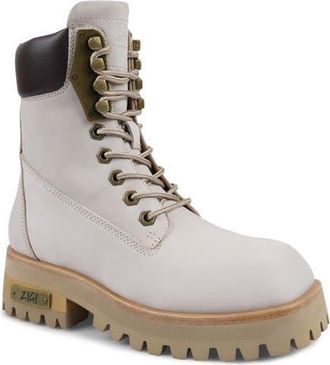 Zigi Soho Kammi Lug Sole Bootie in Ivory Leather at Nordstrom, Size 10