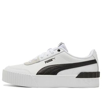 Puma (WMNS) PUMA Carina Lift Shoes Black/White/Grey 373031-16