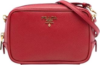 Prada Pre-owned Cross Body Bags, female, Red, Size: ONE SIZE Pre-owned Vintage Crossbody Bag